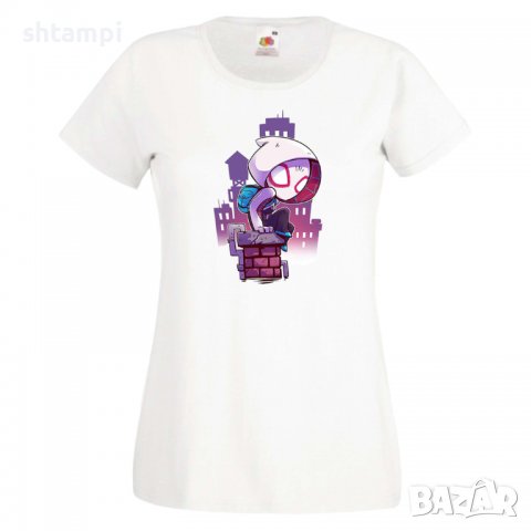 Дамска тениска Marvel Spider Gwen  Игра,Изненада,Подарък,Геймър,, снимка 3 - Тениски - 36785347