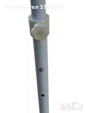 Плажен чадър – Ø2.40 м, височина 2.70 м, снимка 4 - Градински мебели, декорация  - 50029778