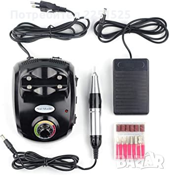 Мощна 65 W, 35 000 оборота Електрическа пила за нокти, маникюр, педикюр, снимка 2 - Педикюр и маникюр - 40097292