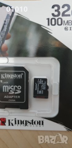 Нова Kingston Canvas Select Plus 32GB microsd мемори карта, снимка 2 - Карти памет - 34569372