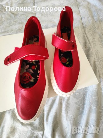 Червени сладурски обувки Rocket Dog, номер 36, снимка 6 - Дамски ежедневни обувки - 43062813