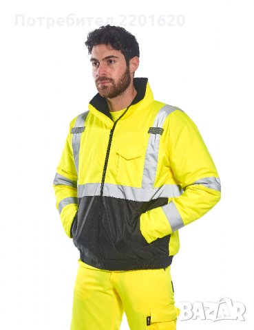 S363 - HiVis Двуцветно Яке, Светлоотразително, снимка 1
