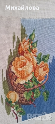 Гоблен " Жълти рози " от Вилер , снимка 3 - Гоблени - 52874049