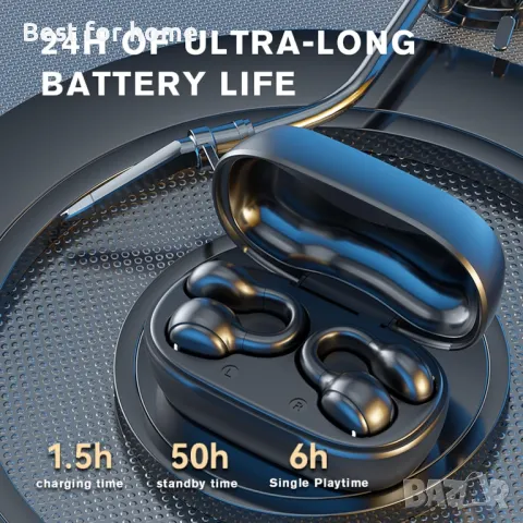 Bluetooth слушалки M47, V5,4 BORN FOR SPORTS, снимка 5 - Bluetooth слушалки - 47445879