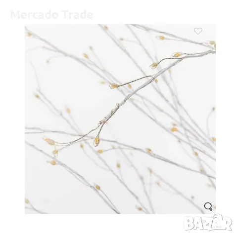 Декоративна коледна елха Mercado Trade, 326 LED лампички, Топла бяла светлина, 150см., снимка 3 - Декорация за дома - 47874046