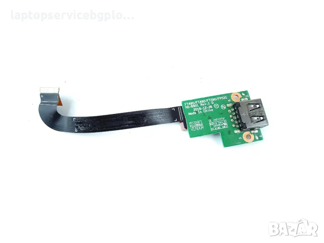 Lenovo ThinkPad T490 T590 P43S P53S T14 T15 Gen 1 P14s P15s Gen 2 ﻿﻿ USB Board Платка NS-B901, снимка 3 - Части за лаптопи - 49800857