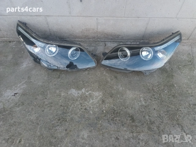 ляв и десен тунинг фар с ангелски очи и лупи за ситроен ц4 CITROEN C4