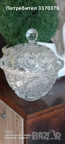 Кристална купа/фруктиера/бонбониера, снимка 7 - Сервизи - 48598749