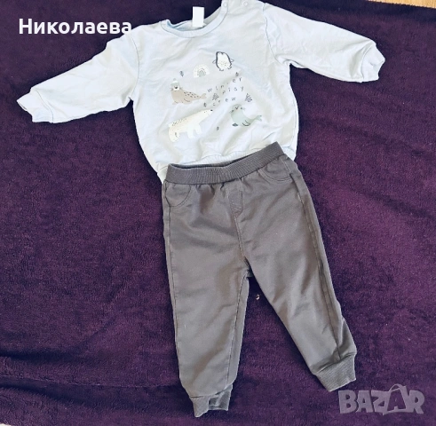 Дрешки за момче 80-86 , снимка 4 - Панталони и долнища за бебе - 53131355