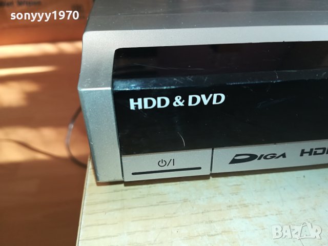 PANASONIC HDD//DVD RECORDER-ВНОС SWISS 2711231716, снимка 9 - Плейъри, домашно кино, прожектори - 43169429