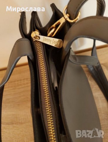 Сива елегантна чанта Jenny Fairy., снимка 4 - Чанти - 38283842