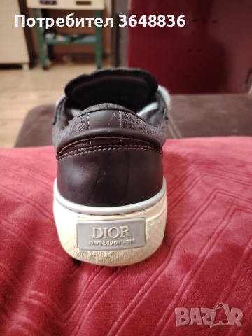 Оригинални кецове на dior естествена кожа с оригинални връзки, снимка 2 - Кецове - 51983067