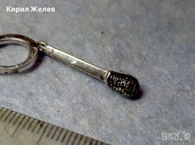 CARPE DIEM / ИЗЖИВЕЙ МИГА - Шармантна СРЕБЪРНА ОБЕЦА СРЕБРО 925 с БЯЛА ПОЗЛАТА и МАРКАЗИТИ 38079, снимка 9 - Обеци - 48901960