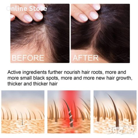Многофункционален продукт за коса – растеж, заздравяване и сгъстяване, снимка 12 - Продукти за коса - 43011077