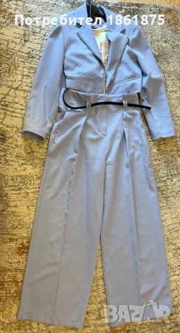 Спорно елегантен костюм QUZU, снимка 2 - Костюми - 51243032