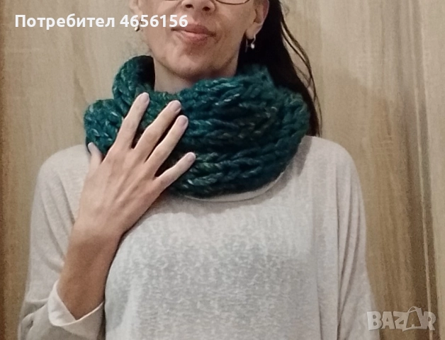 Шалове снуд или шал-яка + подарък+ доставка 28 лв, снимка 5 - Шалове - 52561093