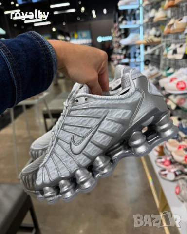 Nike Shox TL Сиво Мъжки Маратонки с Кутия 40-45 Номер , снимка 3 - Маратонки - 53063994