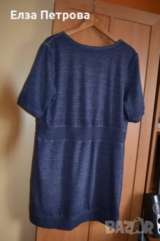 Спортна рокля/туника цвят индигово синьо, снимка 2 - Рокли - 43420051