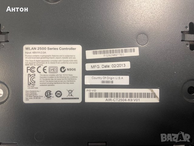 Cisco WLC 2504 и 5508 Wireless LAN Controller, снимка 2 - Рутери - 33684429