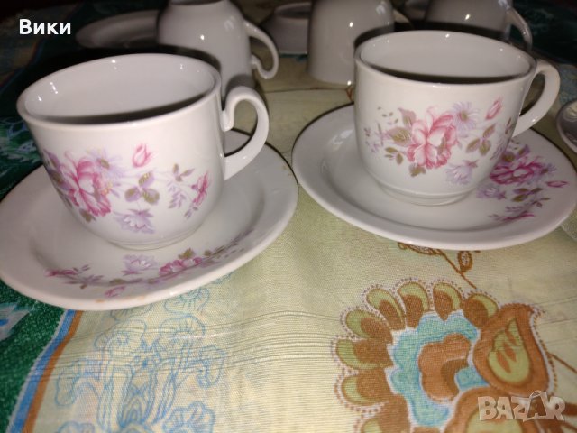 Сервиз за кафе European  Izida porcelain Изида , снимка 10 - Сервизи - 35029117