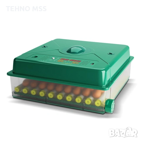 Автоматичен инкубатор ECO PROFI-70 (DC 12V / AC 220V), снимка 6 - За птици - 53431243