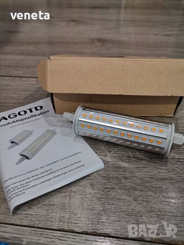 Лед лампа Agotd 12w Led R7S 3000k, снимка 6 - Крушки - 38021958