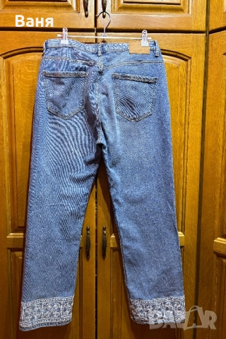 Дънки с бродерия springfield, снимка 2 - Дънки - 52915690