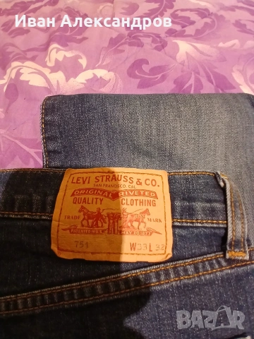 Дънки Levis-751-W32L30, снимка 2 - Дънки - 53199875