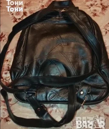 Нова Кожена Дамска Модерна Раница , снимка 2 - Раници - 50778325