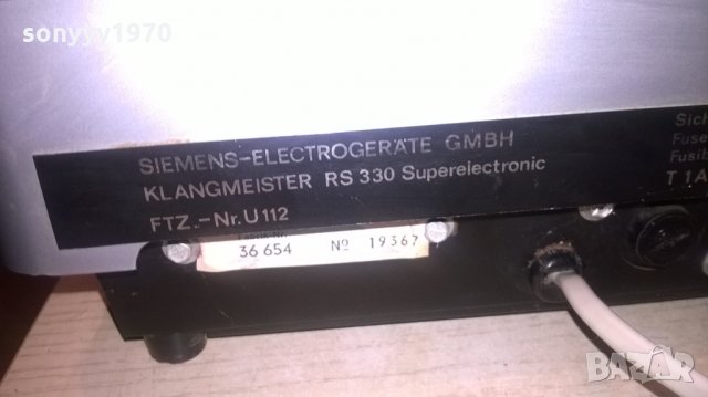 SIEMENS RS-330 SUPERELECTRONIC-GERMANY-ВНОС ШВЕИЦАРИЯ, снимка 14 - Ресийвъри, усилватели, смесителни пултове - 27375260
