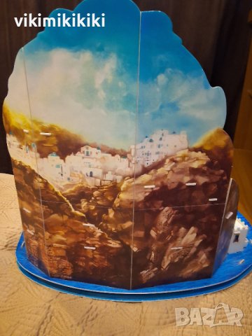 3D макет на остров Санторини Cubic Fun, снимка 4 - Декорация за дома - 43812986