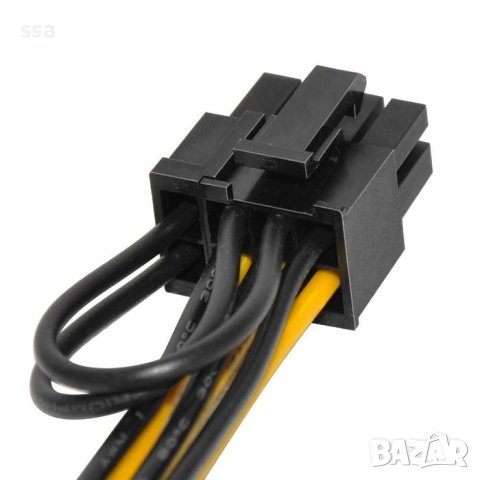 PCI-E Splitter 6pin -> 2x 8pin - CABLE-PCIE6-TO-2x8, снимка 7 - Кабели и адаптери - 43021003