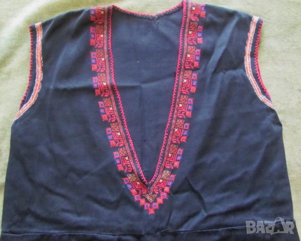 19 век Фолк Арт Женски Костюм Литак ръчна бродерия, снимка 6 - Антикварни и старинни предмети - 35196488