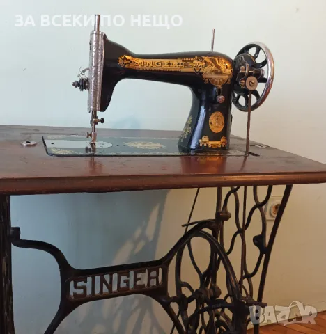 ШЕВНА МАШИНА КРАЧНА РАБОТЕЩА - СИНГЕР, ОТЛИЧНА!, снимка 4 - Антикварни и старинни предмети - 47671662