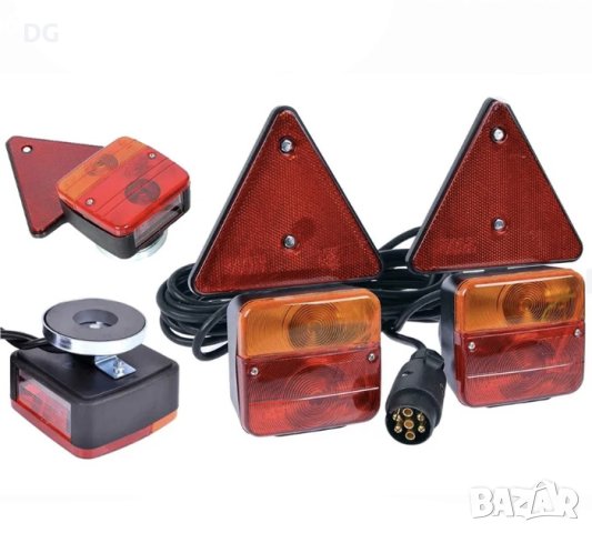 Стопове за ремарке магнитни - TK003С с триъгълник, снимка 2 - Аксесоари и консумативи - 42992486