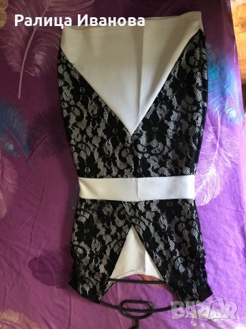 Черно-Бяла рокля, снимка 7 - Рокли - 33643030