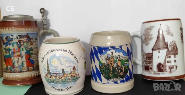 Колекционерски халби за бира от различни страни, снимка 2 - Чаши - 48749165