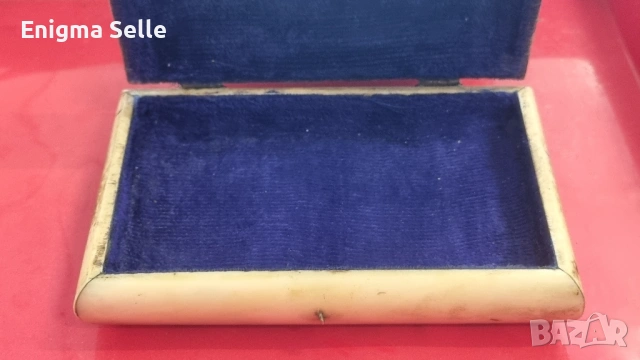 Vintage кутия за бижута от кост и месинг , снимка 6 - Антикварни и старинни предмети - 53321717