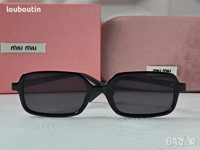 Miu 2025 дамски слънчеви очила правоъгълни, снимка 7 - Слънчеви и диоптрични очила - 48744950