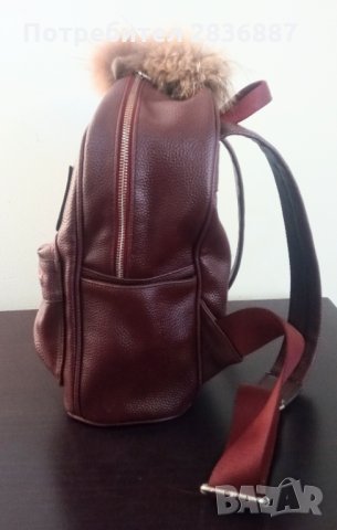 Дамска кожена раница Fendi Roma, снимка 2 - Раници - 35511235