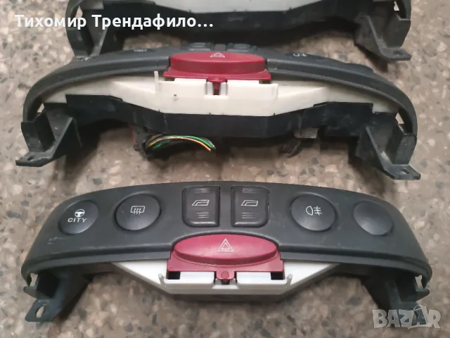 Панели бутони ел.стъкла Fiat Punto  2001г аварийни светлини, усилие на серво волан, снимка 4 - Части - 48644284