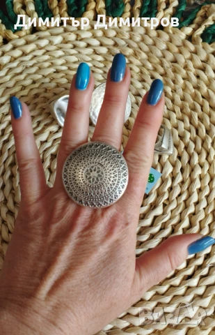 Дамски оригинален масивен пръстен. Идея за подарък. Бижута Луди гъби.