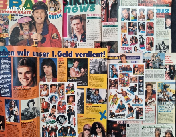 Голяма Колекция Стари Немски Списания BRAVO / POPCORN 175 Броя, снимка 15 - Колекции - 52808633