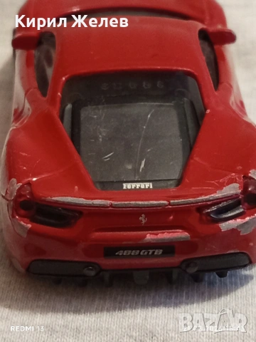 Метална количка Ferrari много красива за КОЛЕКЦИЯ ДЕКОРАЦИЯ 48746, снимка 4 - Колекции - 53573232