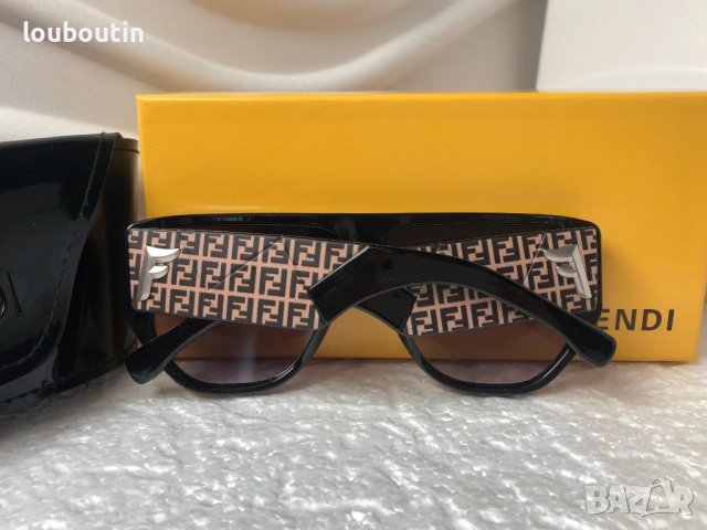 Fendi 2022 дамски слънчеви очила маска с лого, снимка 9 - Слънчеви и диоптрични очила - 38151847