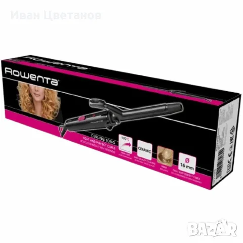Маша за коса Rowenta за плътни и естествени къдрици, снимка 2 - Маши за коса - 48905385