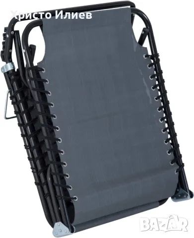 Градински шезлонг сгъваем Сгъваем Походно легло, снимка 2 - Градински мебели, декорация  - 47490375