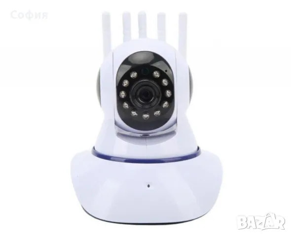 Домашна Wi-Fi камера за видеонаблюдение с 5 антени – 2MP HD 1080P, снимка 1