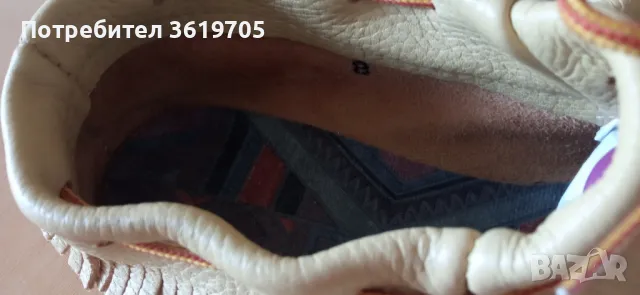 Дамски обувки Ръчно изработени мокасини естествена кожа размер 38, снимка 6 - Дамски ежедневни обувки - 49761333