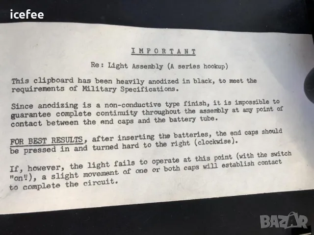 Пилотски клипборд за коляно USA MXU-163/P Vietnam War, снимка 12 - Антикварни и старинни предмети - 48661804